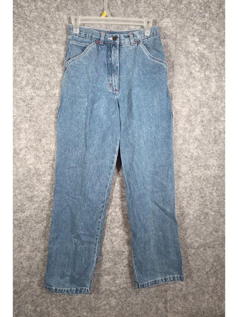 Newport News Easy Style Women's Straight Leg Jeans Blue Size 6